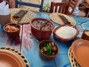 feijoada at Quintal de Mãe in Rio De Janeiro