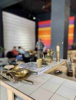 Cute decor  at Frankfurter Supermarket & Cafe in Madaba