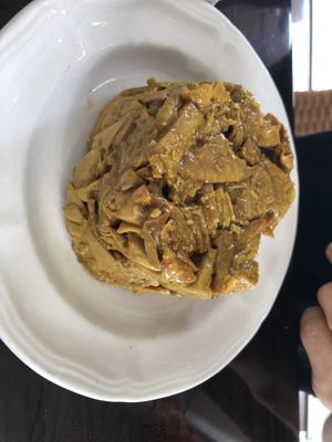 
Wheat gluten, lemongrass, turmeric (Mi Can Sa Nghe)   at Veggie Garden in Orlando