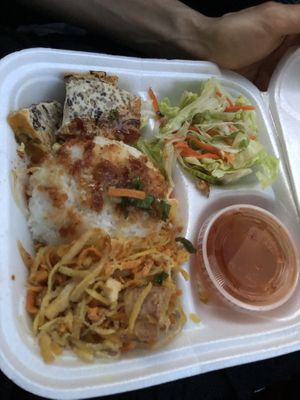 Com tam  at Veggie Garden in Orlando