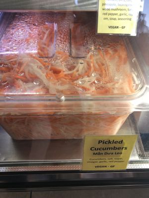 Pickled carrots   at Veggie Garden in Orlando