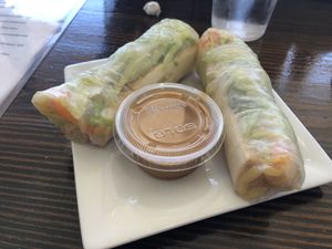 Summer roll   at Veggie Garden in Orlando