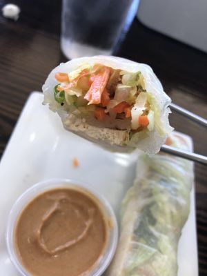Summer roll   at Veggie Garden in Orlando