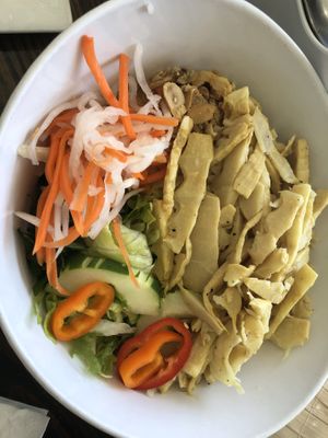 #21 Bun DUI Cha without drumsticks but with more bamboo shoots and carrots instead   at Veggie Garden in Orlando