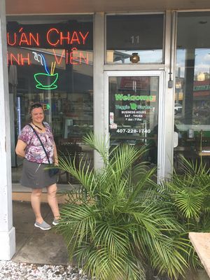 Front door in a Garden Alcove at Veggie Garden in Orlando