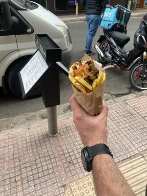 Gyro  at Mama Tierra - Acropolis in Athens