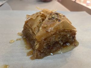 Baklava - yum!  at Mama Tierra - Acropolis in Athens
