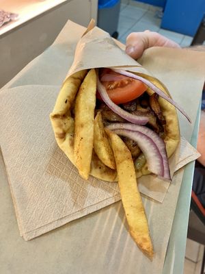Gyros  at Mama Tierra - Acropolis in Athens