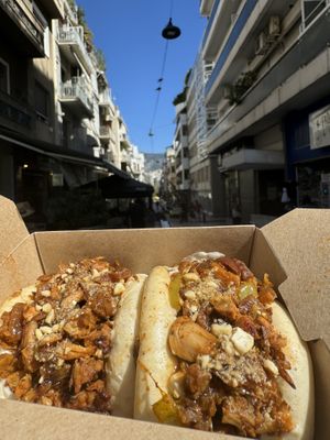 pulled Jackfruit filling- Bao Buns   at Mama Tierra - Acropolis in Athens