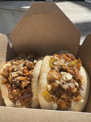 Bao buns  at Mama Tierra - Acropolis in Athens