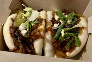 Vegetable bao buns, how I had missed you in the past year 😋  at Mama Tierra - Acropolis in Athens