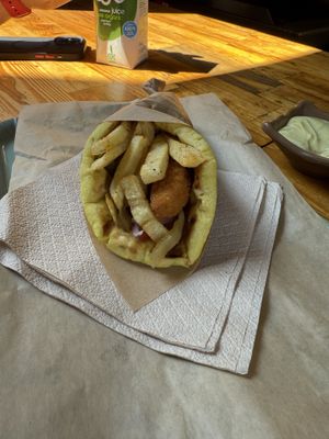 Chicken gyro   at Mama Tierra - Acropolis in Athens