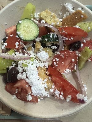 Greek Salad  at Mama Tierra - Acropolis in Athens