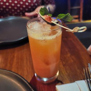 Mandarin and Fig Mocktail at Corazón de Maguey in Mexico City