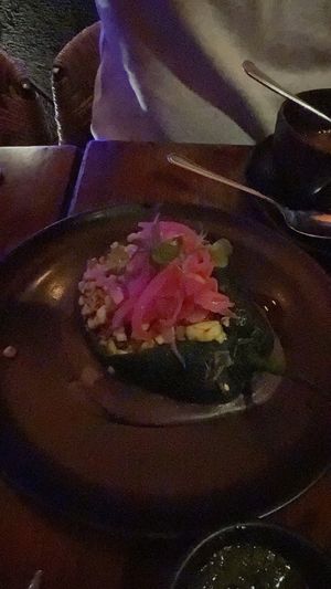 Chile de elote   at Corazón de Maguey in Mexico City