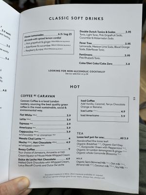 Many plant milks no extra charge   at 601 Queen's Rd in South West London