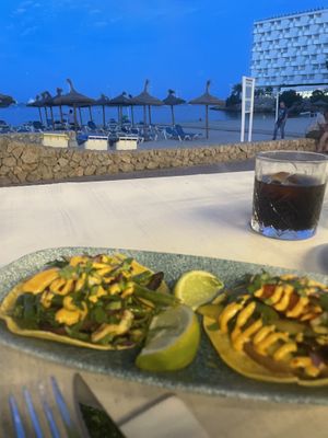 Vegan taco   at Barbuda in Mallorca