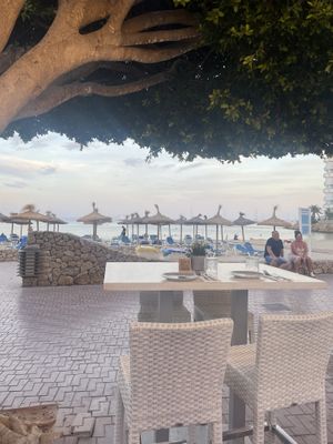 Beach front view   at Barbuda in Mallorca