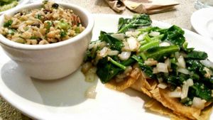 Pumpkin tamales  at Mother's Market Kitchen in Brea