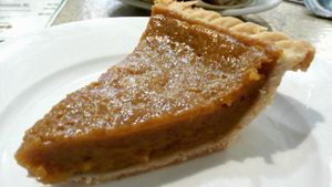 Pumpkin pie at Mother's Market Kitchen in Brea