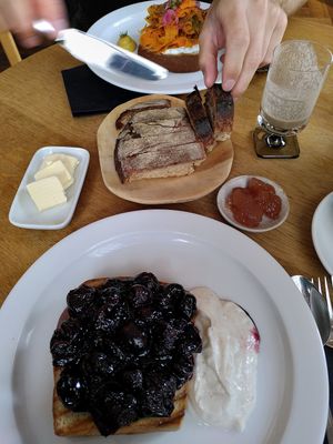 Sourdough bread brunch at plant. in Luzern