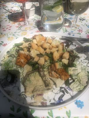 Cesar salad  at Owca Cała in Poznan