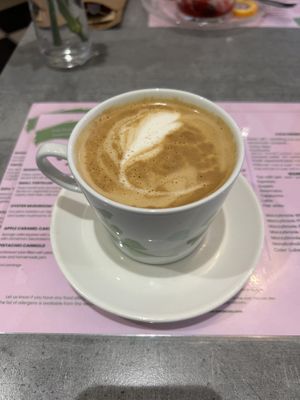 Latte #Veganuary at Owca Cała in Poznan