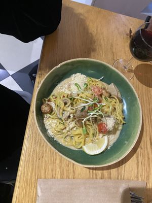 seafood pasta   at Owca Cała in Poznan