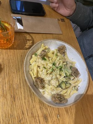 creamy chicken broccoli   at Owca Cała in Poznan