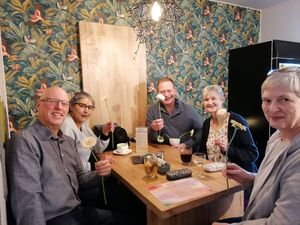 Happy diners 😁😁 at Owca Cała in Poznan