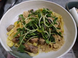 Shepherd's tagliatelle at Owca Cała in Poznan