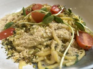 Spaghetti garlic   at Owca Cała in Poznan