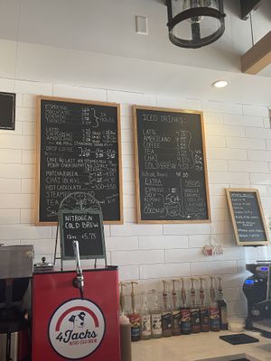 Menu  at Deans Coffee Co in Pearl River