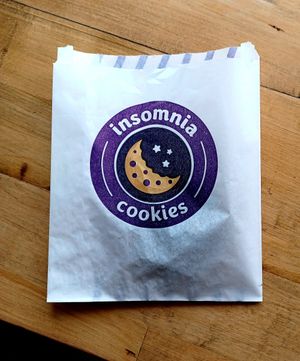 Cookie 🍪 bag at Insomnia Cookies in Fort Collins