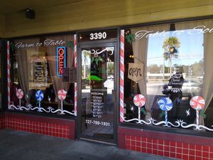 Entrance at The Green Table in Palm Harbor