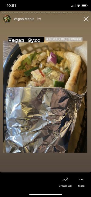 Gyro at The Green Table in Palm Harbor