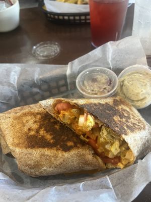 Buffalo Chix Wrap ❤️  at The Green Table in Palm Harbor