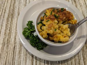 Vegan Mac n Cheese at The Green Table in Palm Harbor