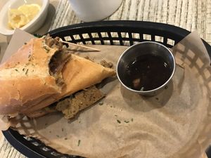 Vegan French dip 🤤 at The Green Table in Palm Harbor