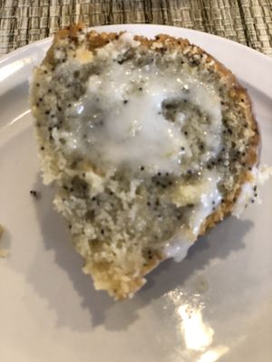 Poppy seed lemon cake  at The Green Table in Palm Harbor