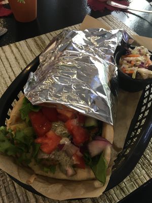 Vegan gyro at The Green Table in Palm Harbor