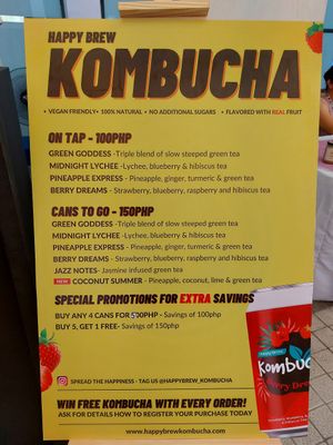https://www.happybrewkombucha.com/shop at Happy Brew Kombucha in Mandaluyong