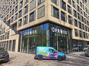 The front  at Oproer Brouwerij Biercafé in Utrecht