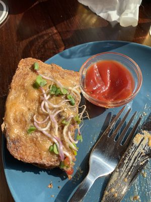 Croque monsiour  at Oproer Brouwerij Biercafé in Utrecht