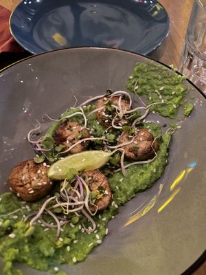 Mushroom coquilles  at Oproer Brouwerij Biercafé in Utrecht