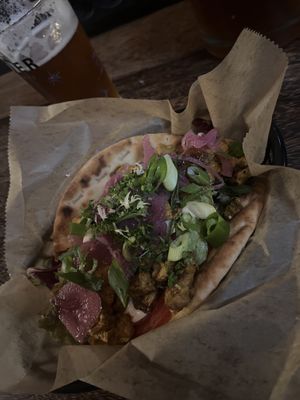 Pita #Veganuary at Oproer Brouwerij Biercafé in Utrecht