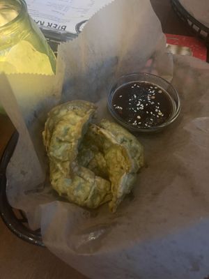 Gyoza  at Oproer Brouwerij Biercafé in Utrecht