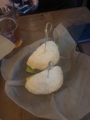 Classic burger   at Oproer Brouwerij Biercafé in Utrecht