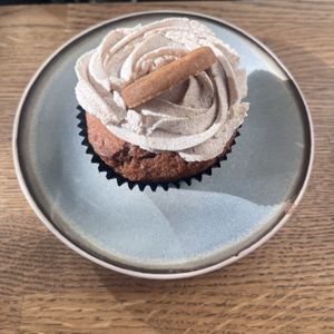 Speculoos cupcake (very nice)  at Oproer Brouwerij Biercafé in Utrecht