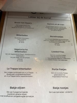 Menu  at Bloem in Ede